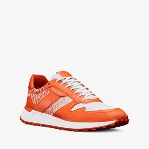 MICHAEL KORS WOMEN DAX OMBRÉ SIGNATURE LOGO TRAINER - CLAY SIZE 10 (BRAND NEW)